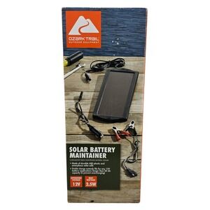 Ozark Trail Solar Battery Maintainer 12V 2.5W BT6318 NIB Sustainable Energy Car‎